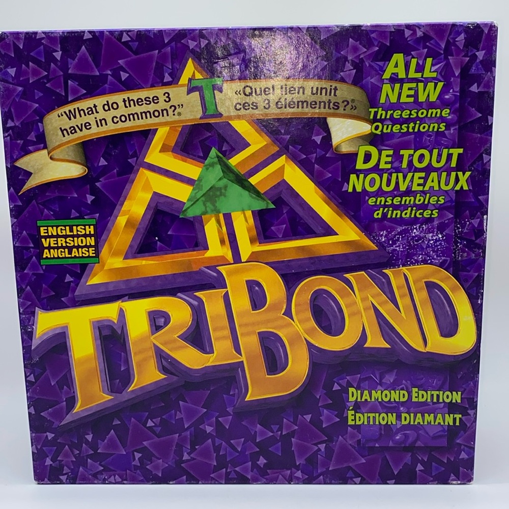 TriBond Board Game 27344 Diamond Edition English Version Vintage